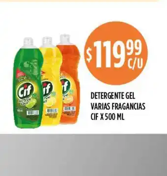 Supermercados Toledo Cif Detergente Gel Varias Fragancias 500ml oferta