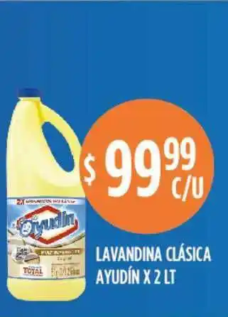 Supermercados Toledo Ayudín Lavandina Clásica 2lt oferta