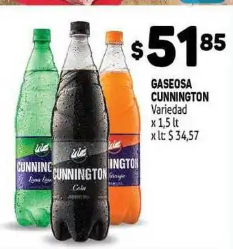 Makro Gaseosa Cunnington 1,5lt oferta