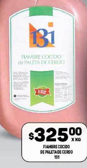 Makro Fiambre Cocido De Paleta De Cerdo 131 oferta