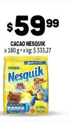 Makro Nesquik Cacao 180g oferta