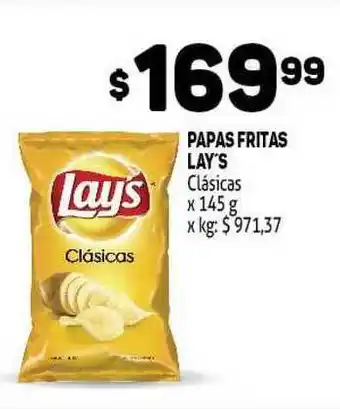 Makro Lay's Papas Fritas 145g oferta