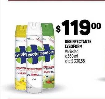 Makro Lysoform Desinfectante 360ml oferta