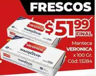 Diarco Veronica Manteca 100gr oferta