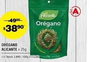 Atomo Conviene Orégano Alicante 25g oferta