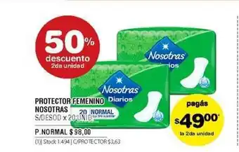 Atomo Conviene Protector Femenino Nosotras oferta