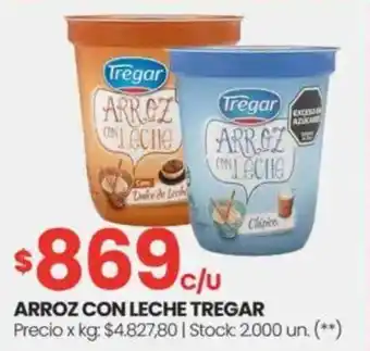 Changomas Arroz con leche tregar oferta