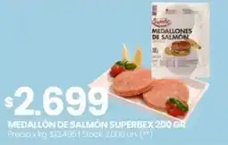 Changomas Medallón de salmón superbex oferta