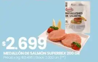 Changomas Medallón de salmón superbex oferta