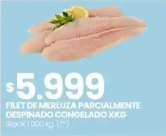 Changomas Filet de merluza parcialmente despinado congelado oferta