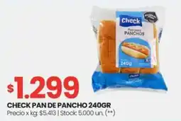 Changomas Check pan de pancho oferta