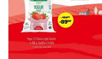 Atomo Conviene Yogur Ls Clásico Light Sachet X 900g Vainilla O Frutilla oferta