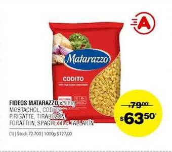 Atomo Conviene Fideos Matarazzo 500g oferta