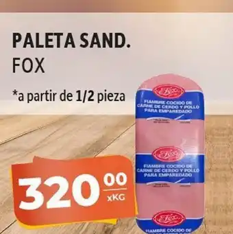 El Milagro Mayorista Paleta Sand Fox oferta
