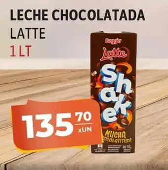 El Milagro Mayorista Leche Chocolatada Latte 1 lt oferta