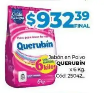 Diarco Jabón en Polvo Querubin x 6 kg oferta
