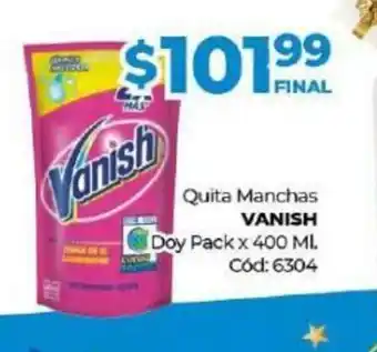 Diarco Vanish Quita Manchas Doy Pack x 400 ml oferta