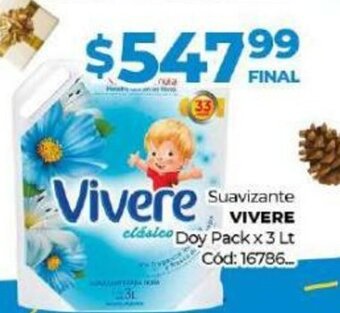 Diarco Vivere Suavizante Doy Pack x 3lt oferta