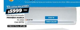 Diarco Primera Marca Aire Acondicionado FC 5100 oferta