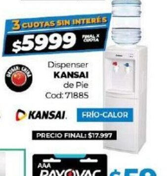 Diarco Kansai Dispenser de Pie oferta