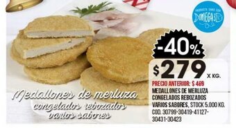 Coto Medallones De Merluza Congelados Rebozados Varios Sabores oferta