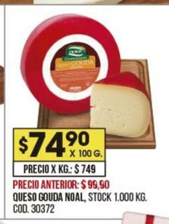Coto Queso Gouda Noal oferta