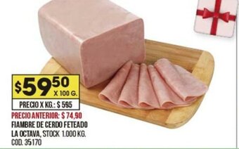 Coto Fiambre De Cerdo Feteado La Octava oferta