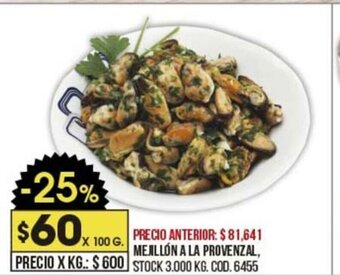 Coto Mejillon a La Provenzal oferta