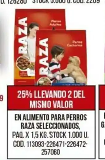 Coto En Alimento Para Perros Raza Seleccionados oferta