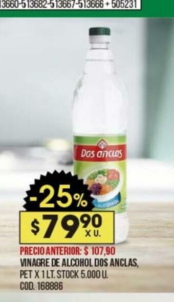 Coto Vinagre de Alcohol Dos Anclas oferta