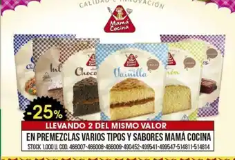 Coto En Premezclas Varios Tipos y Sabores Mama Cocina oferta