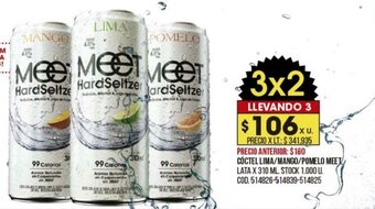 Coto Coctel Lima/ Mango/ Pomelo Meet oferta