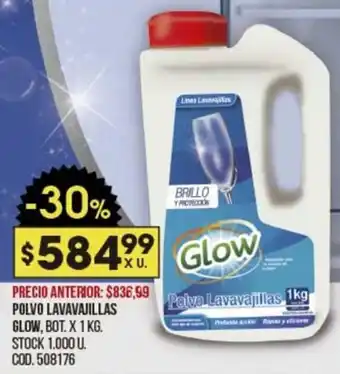 Coto Polvo Lavavajillas Glow Bot x 1 kg oferta