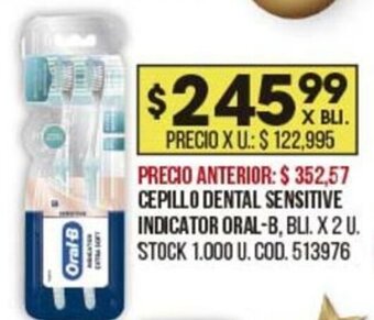 Coto Cepillo Dental Sensitive Indicator Oral-B oferta