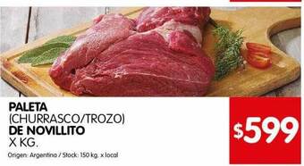 Disco Paleta De Novillito oferta