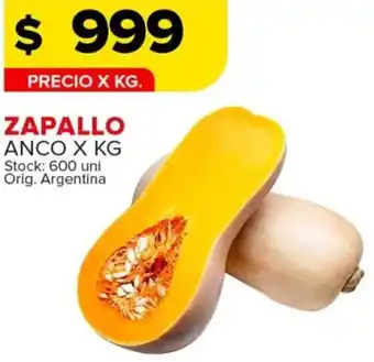 Carrefour Zapallo anco oferta