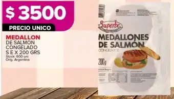 Carrefour Medallon de salmon congelado oferta