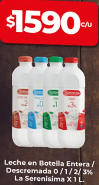 Supermercados DIA Leche en Botella Entera oferta