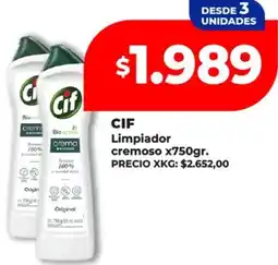 Supermayorista Vital Cif limpiador cremoso oferta