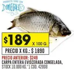 Coto Carpa entera eviscerada congelada oferta