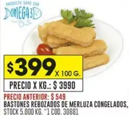 Coto Bastones rebozados de merluza congelados oferta