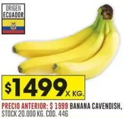 Coto Banana cavendish oferta