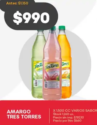 Supermercados Tadicor Amargo tres torres oferta