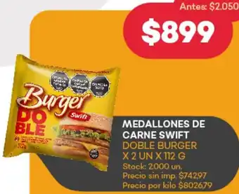 Supermercados Tadicor Medallones de carne swift oferta