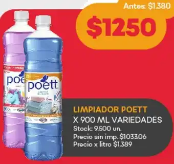 Supermercados Tadicor Poett limpiador oferta