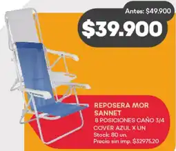 Supermercados Tadicor Reposera mor sannet oferta