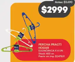 Supermercados Tadicor Percha practi hogar oferta