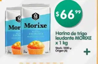 Supermercados Buenos Días Morixe Harina de trigo leudante x 1kg oferta