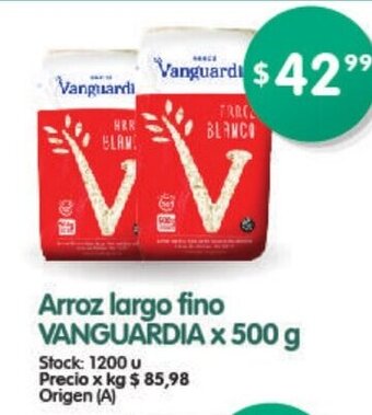 Supermercados Buenos Días Vanguardia Arroz largo fino x 500g oferta