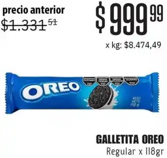 Makro Oreo galletita regular oferta